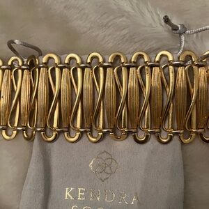 Kendra Scott Gold Statement Bracelet